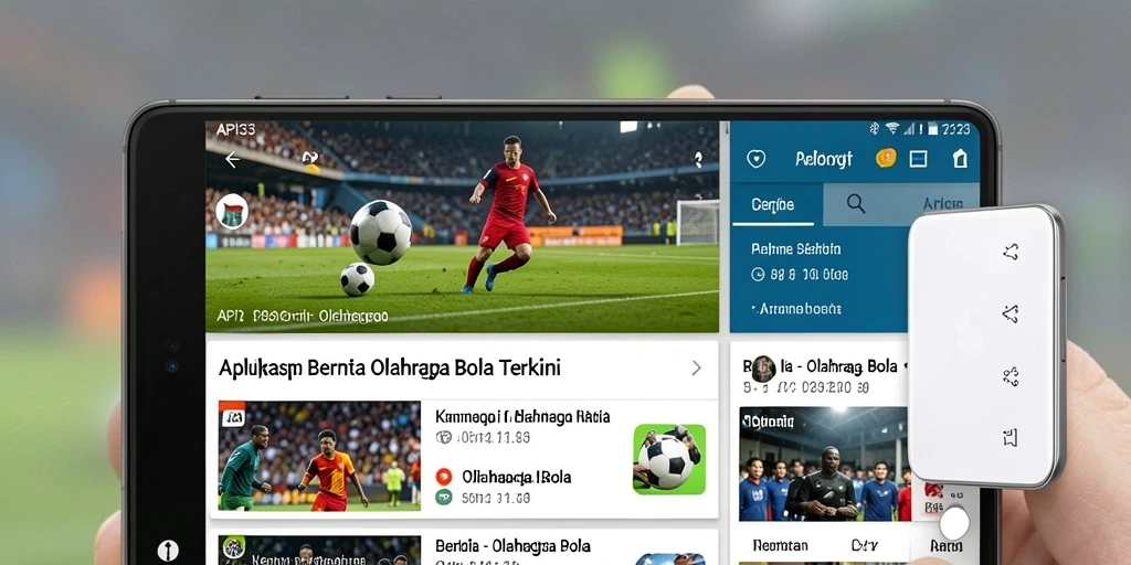Antarmuka aplikasi API33 yang menarik dan informatif.