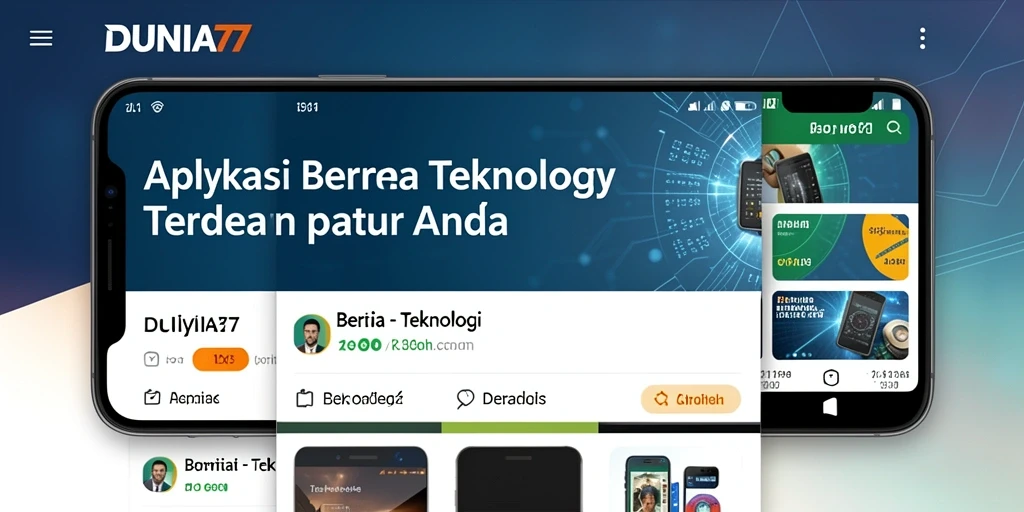 Antarmuka DUNIA77 yang menarik dan informatif