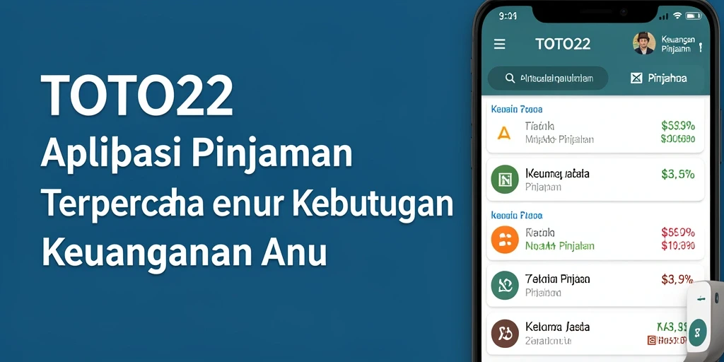 Tampilan antarmuka TOTO22 untuk pengajuan pinjaman yang sederhana dan efisien.
